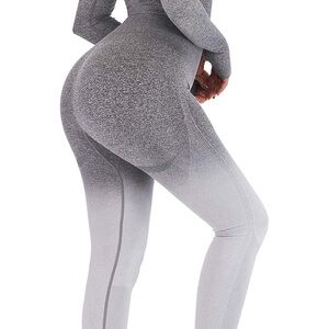 Grey ombre leggings- size small